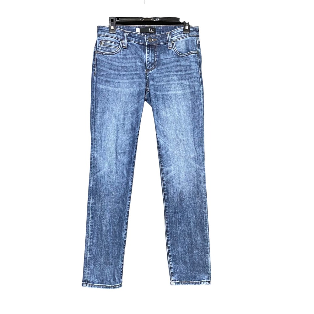 Kut from the Kloth Catherine Boyfriend Jeans Medium Wash Blue Size‎ 2 KP142MA6